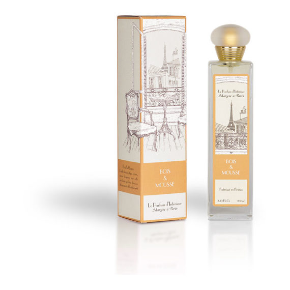 Parfum Spray d'ambiance Intérieur - Bois et Mousse Coussin Senteur Paris