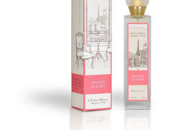 Parfum Spray d'ambiance Intérieur - Bouquet de Roses Coussin Senteur Paris