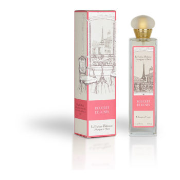 Parfum Spray d'ambiance Intérieur - Bouquet de Roses Coussin Senteur Paris