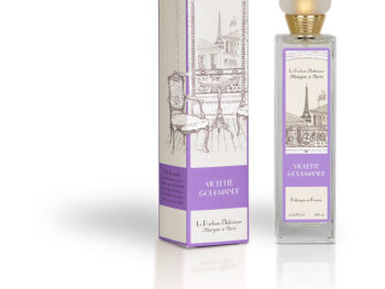 Parfum Spray d'ambiance Intérieur - Violette Gourmande Coussin Senteur Paris