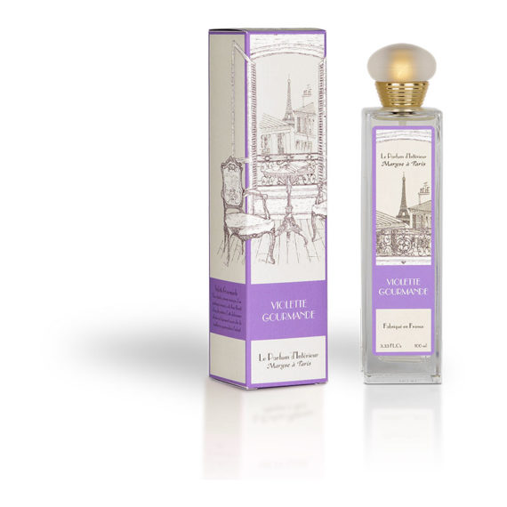 Parfum Spray d'ambiance Intérieur - Violette Gourmande Coussin Senteur Paris